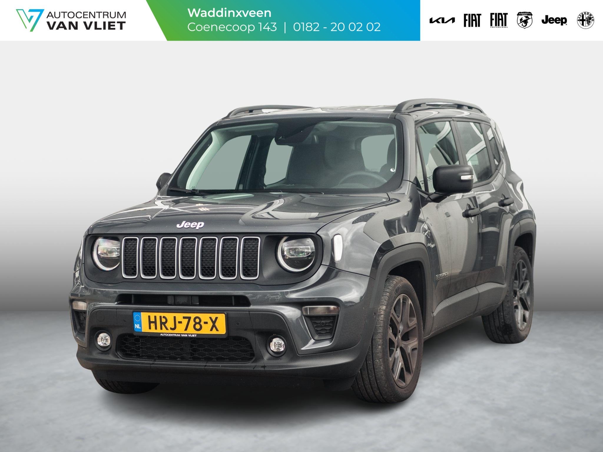 Jeep Renegade 1.5T e-Hybrid Summit | Pack Comfort | Bicolore, Auto's, 12 maanden, Gebruikt, 4 cilinders, Automatische klimaatregeling