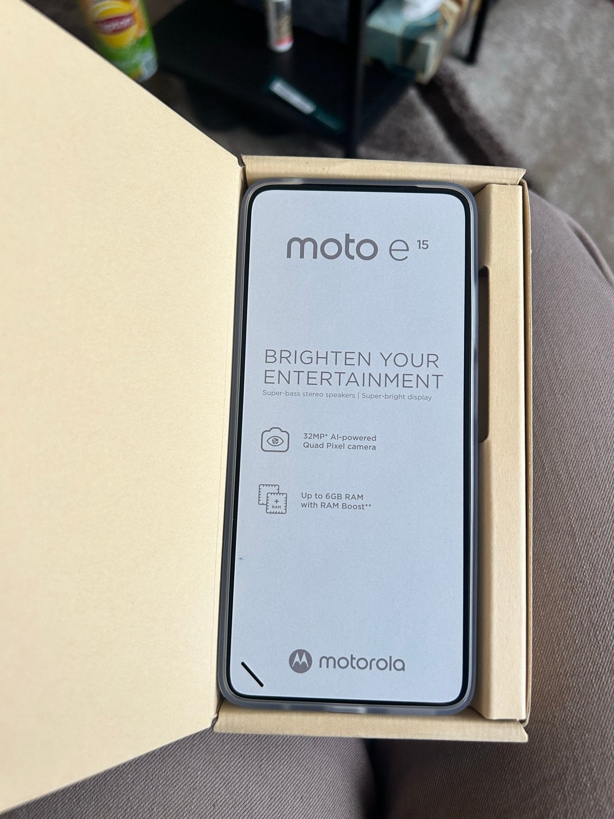 Motorola Moto E15 64 GB 4G - Nieuw in doos, Overige modellen, Blauw, Touchscreen, Nieuw