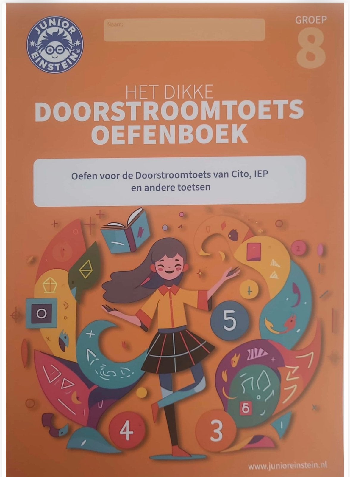 Junior Einstein Doorstroomtoets -Oefenboek groep 8 (PDF), Boeken, Ophalen of Verzenden, Alpha, Zo goed als nieuw