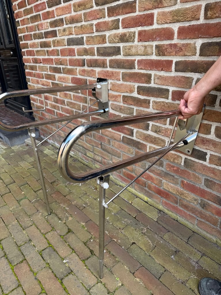 Toilet beugels, Ophalen, Zo goed als nieuw, Rvs, Toilet
