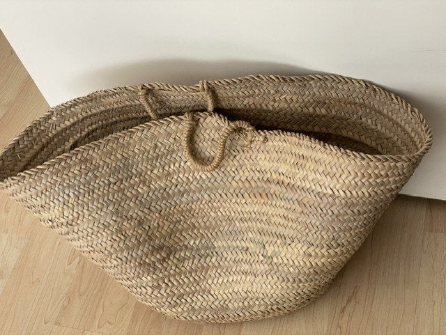 franse boodschappenmand  €1,50, Ophalen, Gebruikt, Gevlochten, Rond