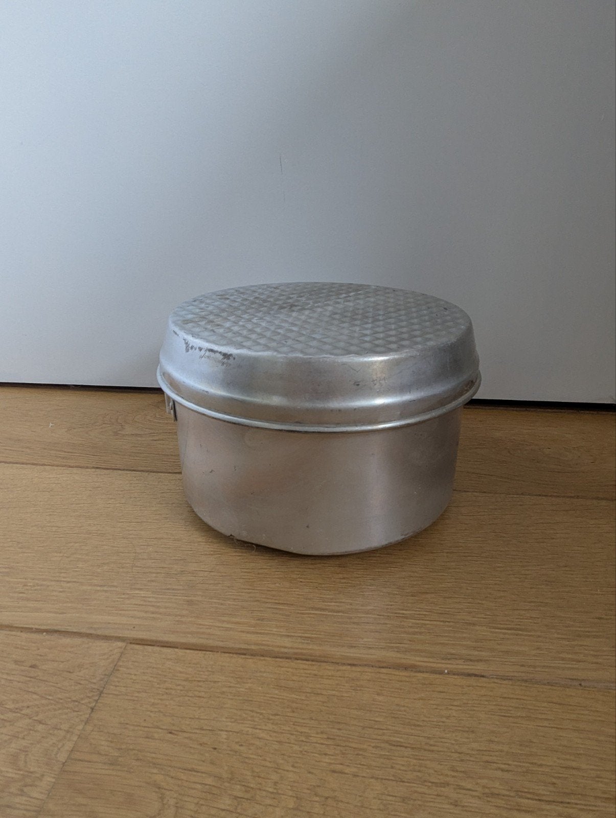 Vintage aluminium camping kookset - 6-delig, Ophalen, Gebruikt