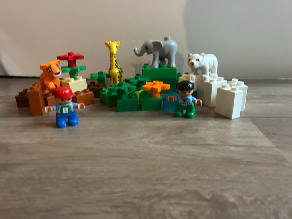 LEGO Duplo Safari Set met Dieren en Poppetjes, Ophalen of Verzenden, Gebruikt, Overige merken