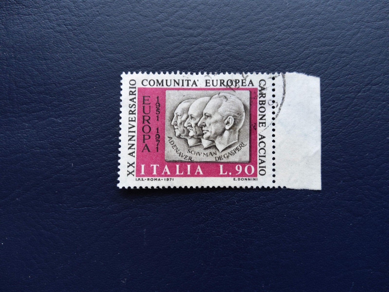 Italië postzegel 1971 - XX Anniversario Europa, Ophalen of Verzenden