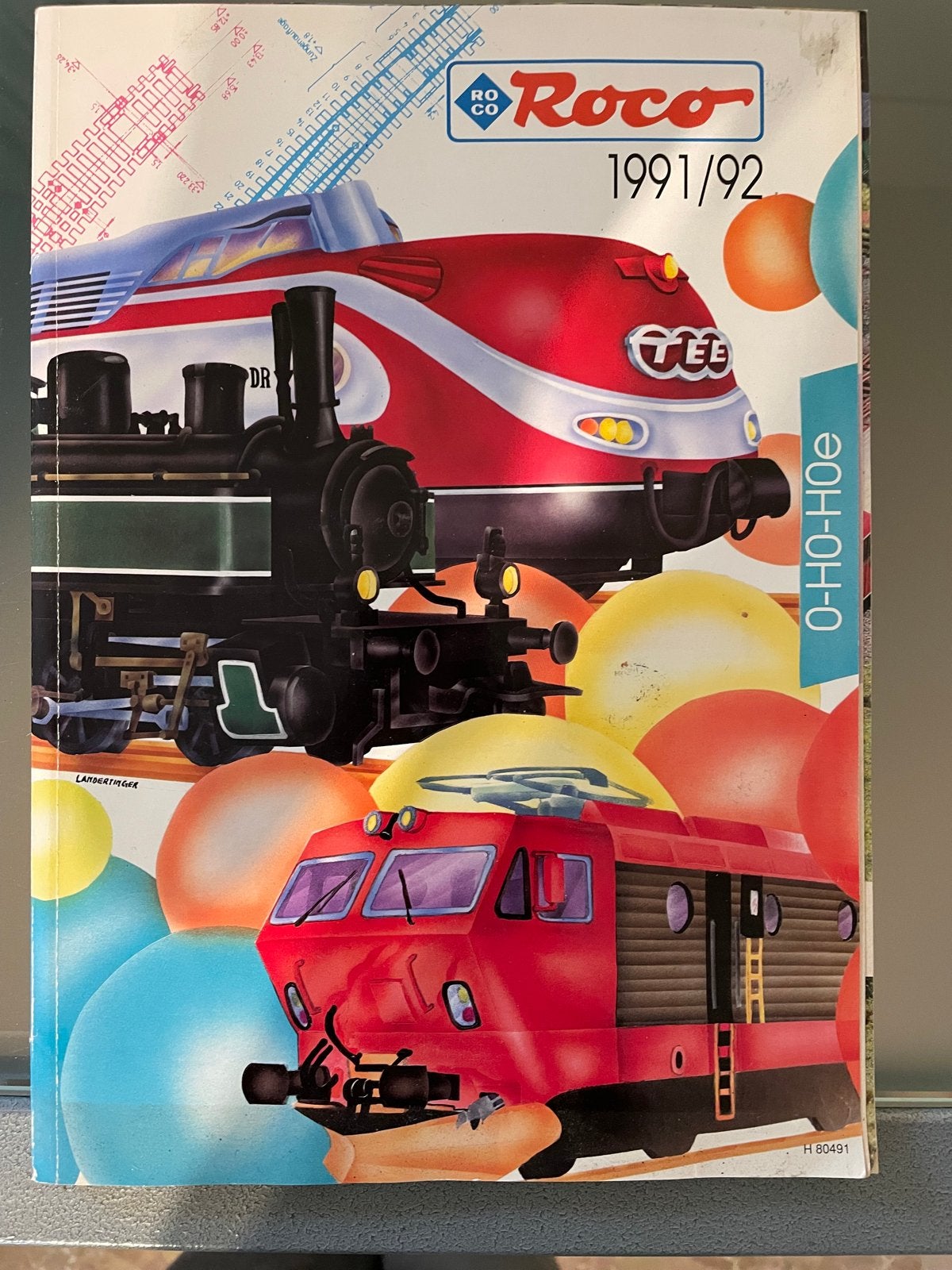 ROCO Modellbahn Hoofdcatalogus 1991/1992, Hobby en Vrije tijd, Modeltreinen | H0, Ophalen, Gebruikt, Boek, Tijdschrift of Catalogus