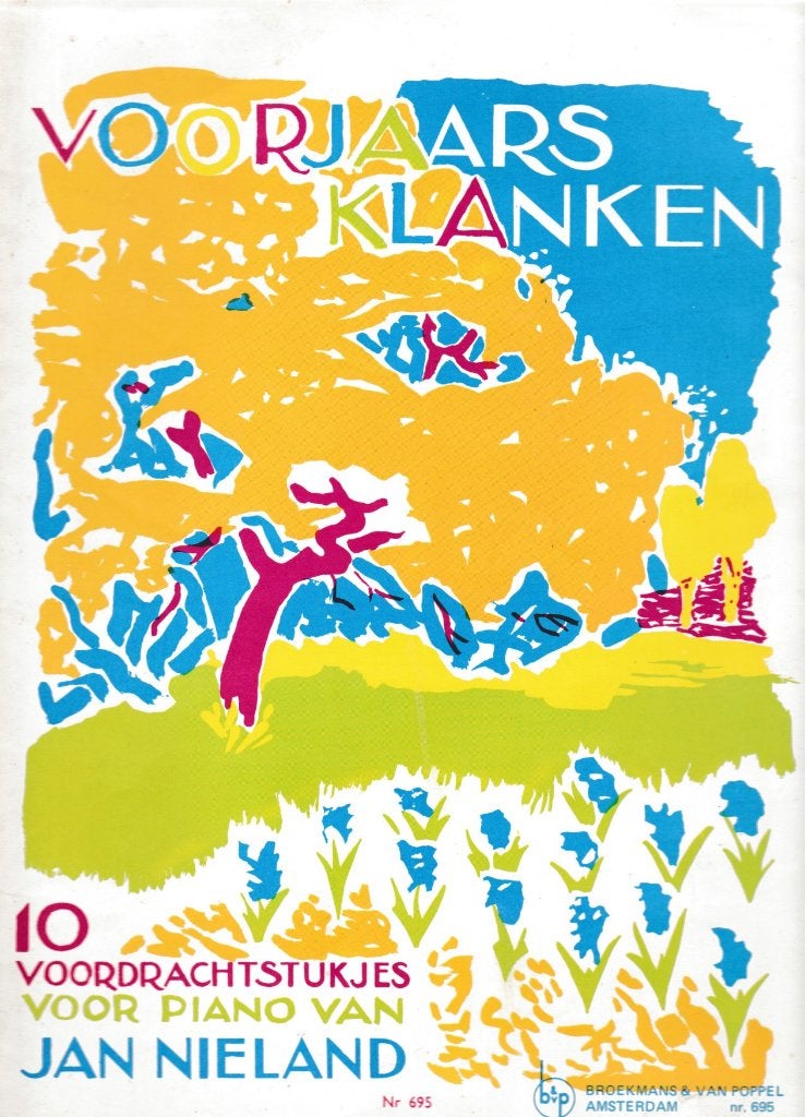 JAN NIELAND - VOORJAARSKLANKEN, Gebruikt, Ophalen of Verzenden, Artiest of Componist, Piano