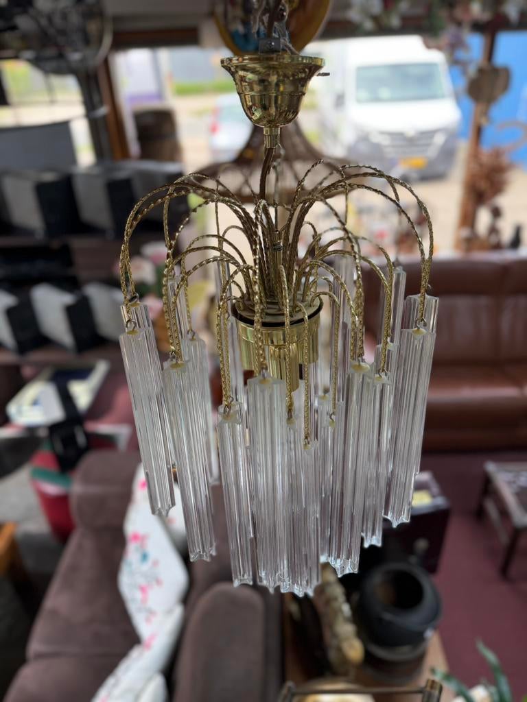 Vintage kroonluchter Paolo Venini murano, Huis en Inrichting, Lampen | Kroonluchters, Ophalen of Verzenden, Zo goed als nieuw