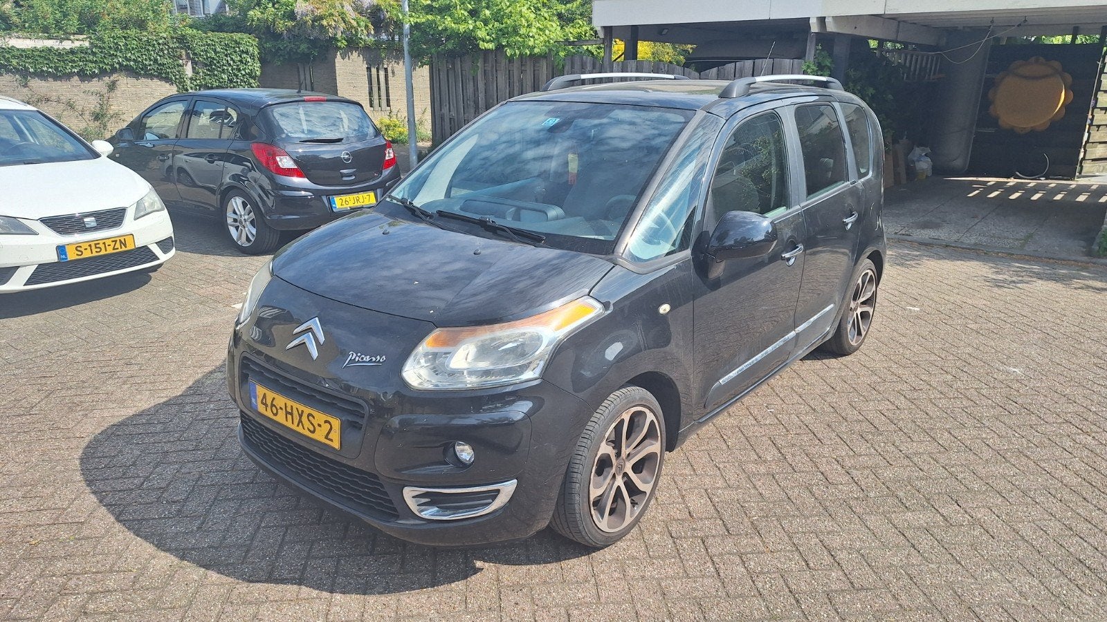 Citroën C3 Picasso 1.4 VTI 2009 Zwart, Voorwielaandrijving, 15 km/l, Zwart, Origineel Nederlands