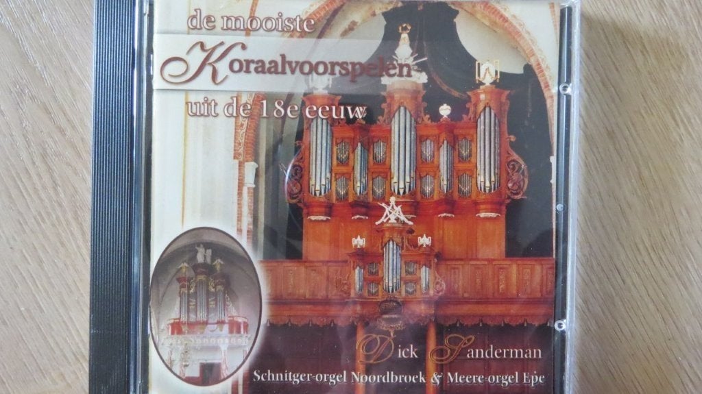 Cd orgel: Dick Sanderman, Noordbroek en Epe koraalvoorspelen, Ophalen of Verzenden, Zo goed als nieuw, Gospel