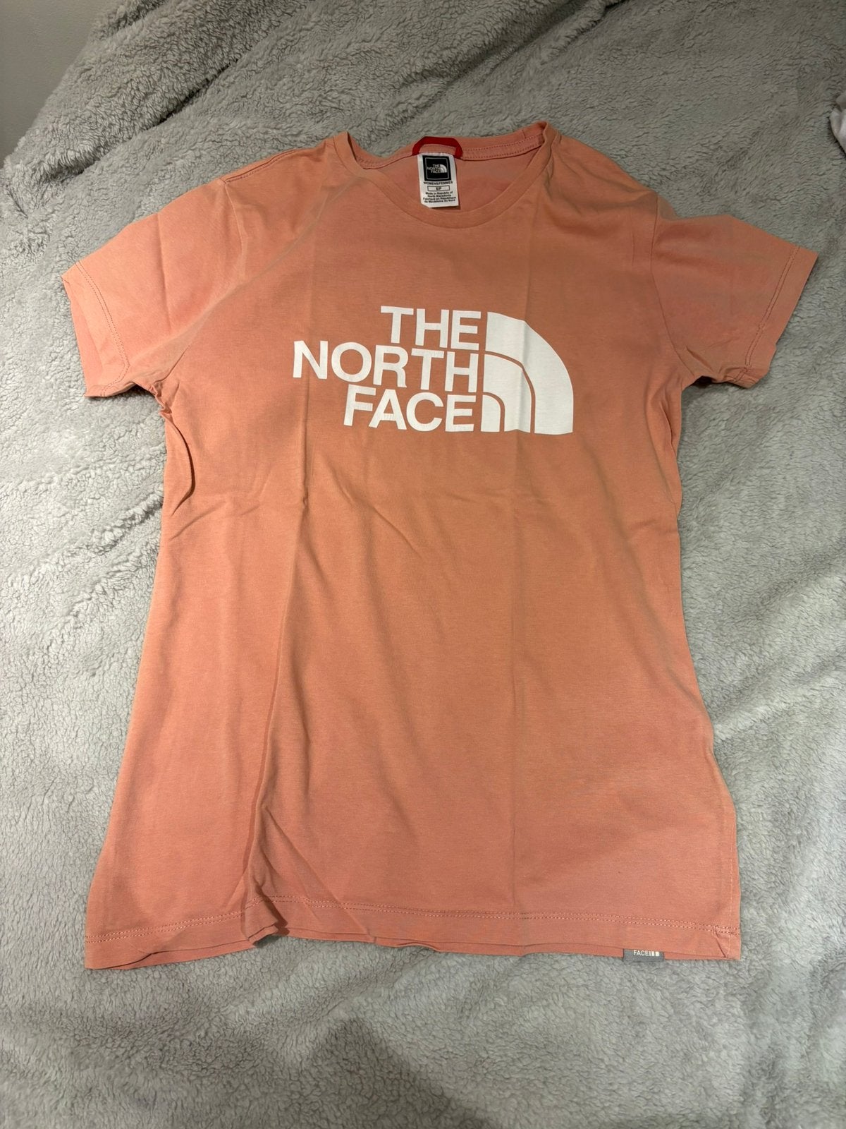 The North Face shirt zalm roze, Kleding | Dames, T-shirts, Verzenden, Korte mouw, Roze, Maat 36 (S)