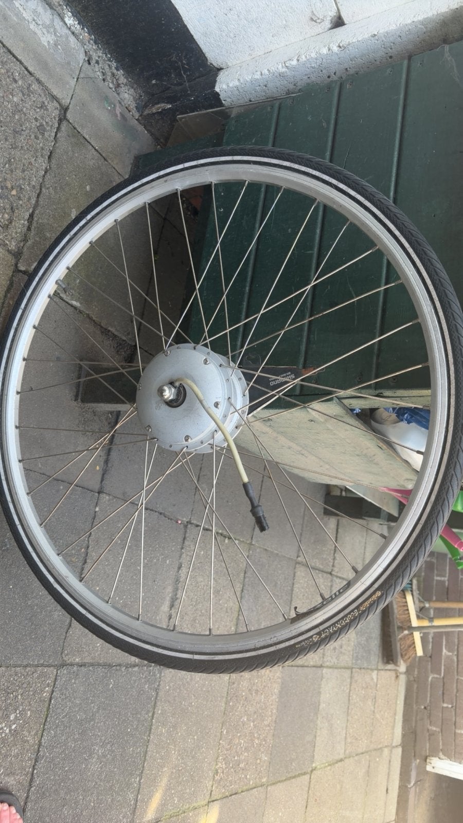Gazzle wiel, Ophalen, Zo goed als nieuw, Elektrische fiets, Wiel
