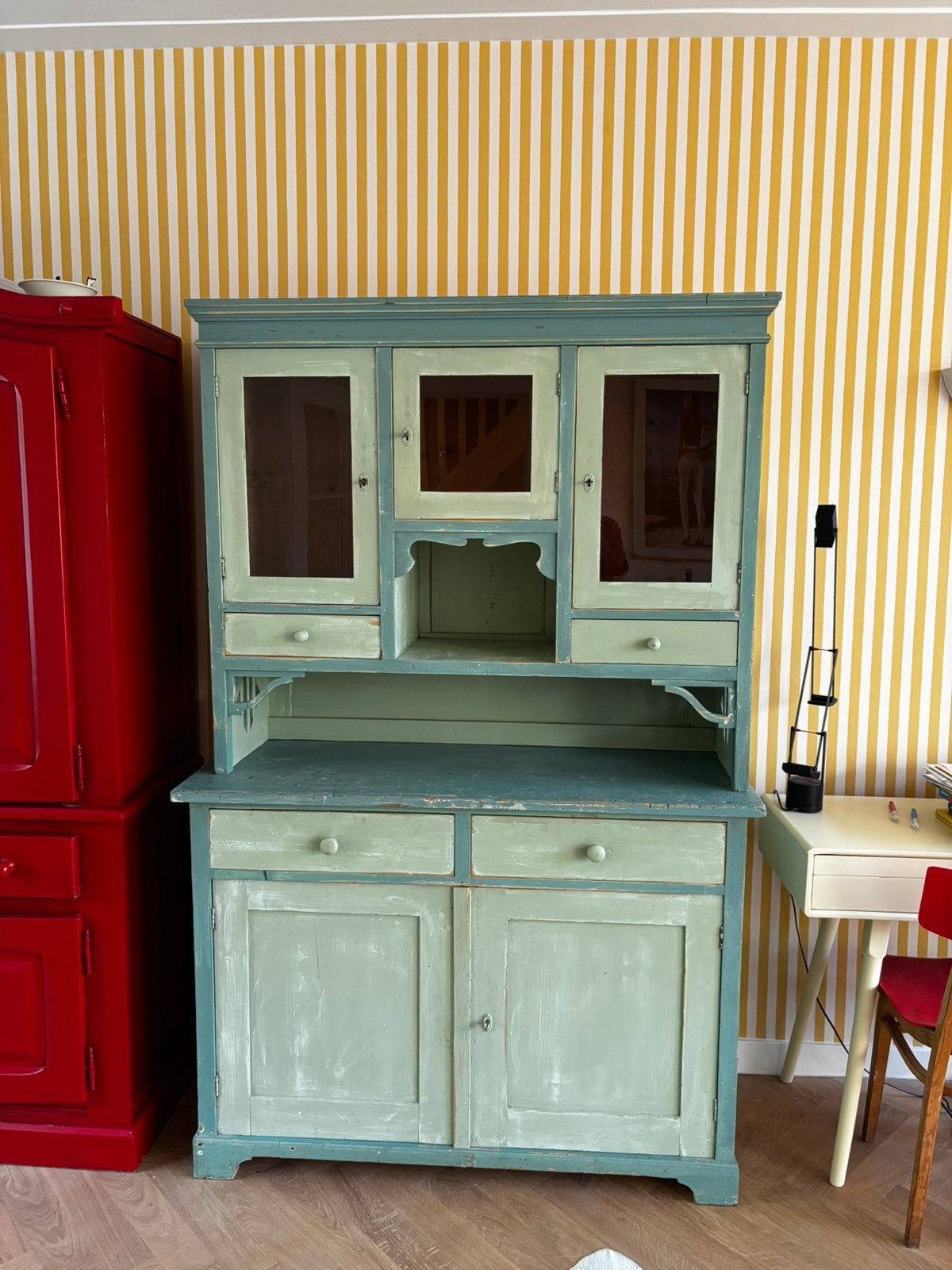 Brocante kast, Ophalen, Gebruikt, 25 tot 50 cm
