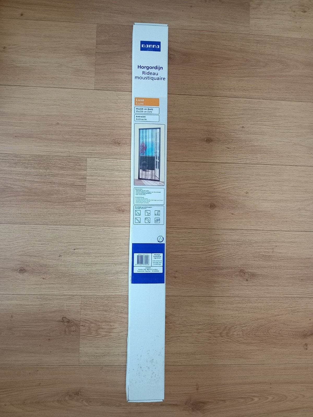 Nieuwe Horgordijn Luxe Antraciet 95x220 cm, Doe-het-zelf en Verbouw, Deuren en Horren, Ophalen, Nieuw, Minder dan 200 cm