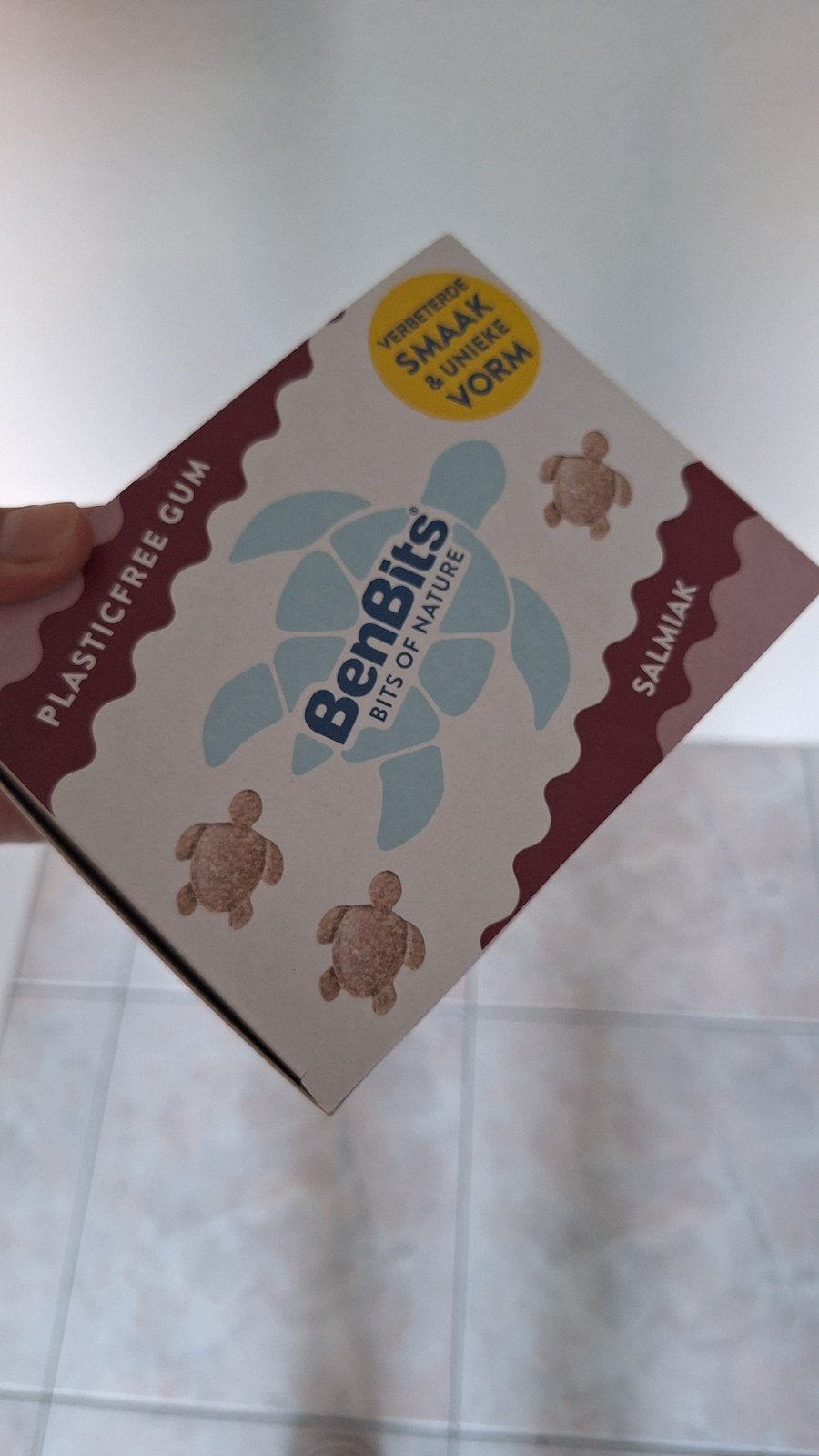 Benbits plasticfree kauwgom doos, salmiak, Diversen, Ophalen