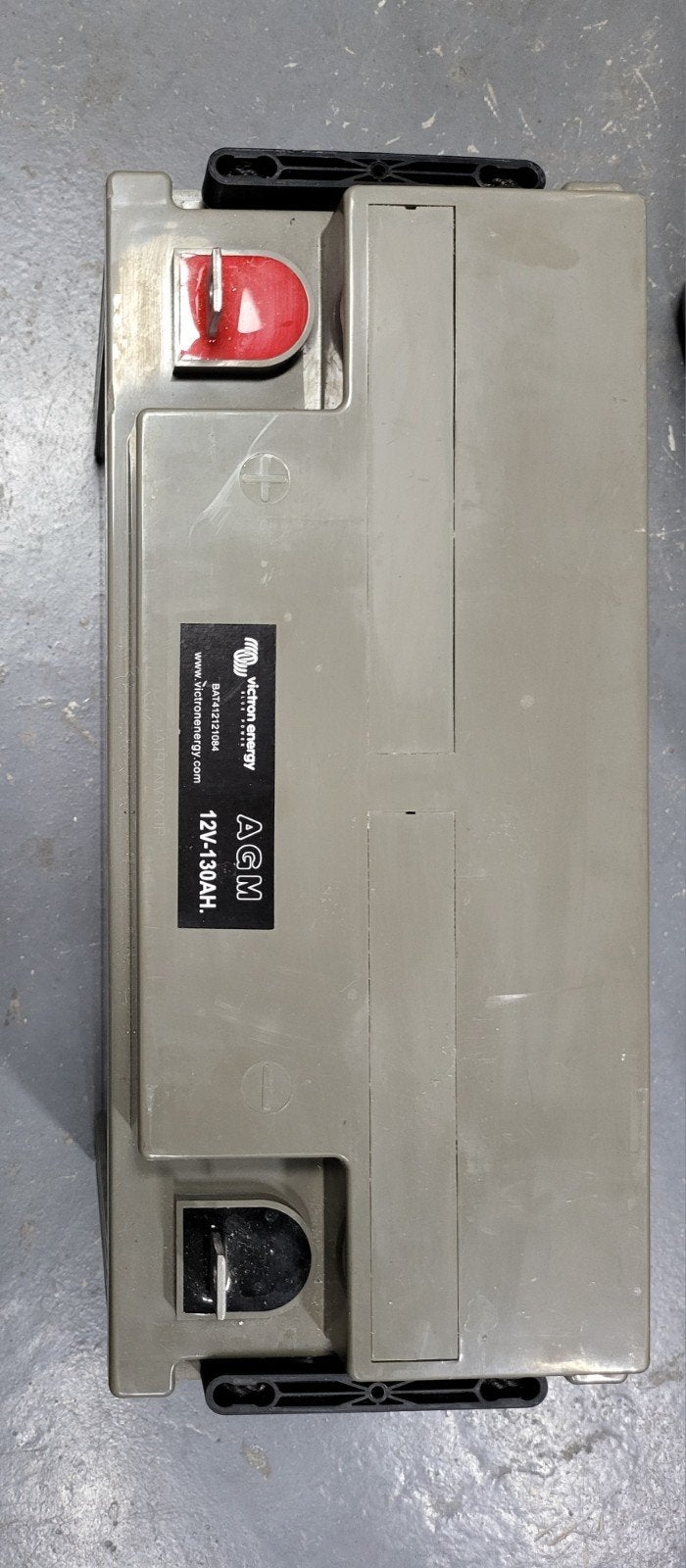Victron Energy AGM Accu 12V 130Ah Deep Cycle Batterij, Ophalen, Gebruikt, Overige automerken