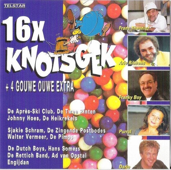 16x Knotsgek + 4 Gouwe Ouwe Extra, Ophalen of Verzenden, Zo goed als nieuw, Levenslied of Smartlap