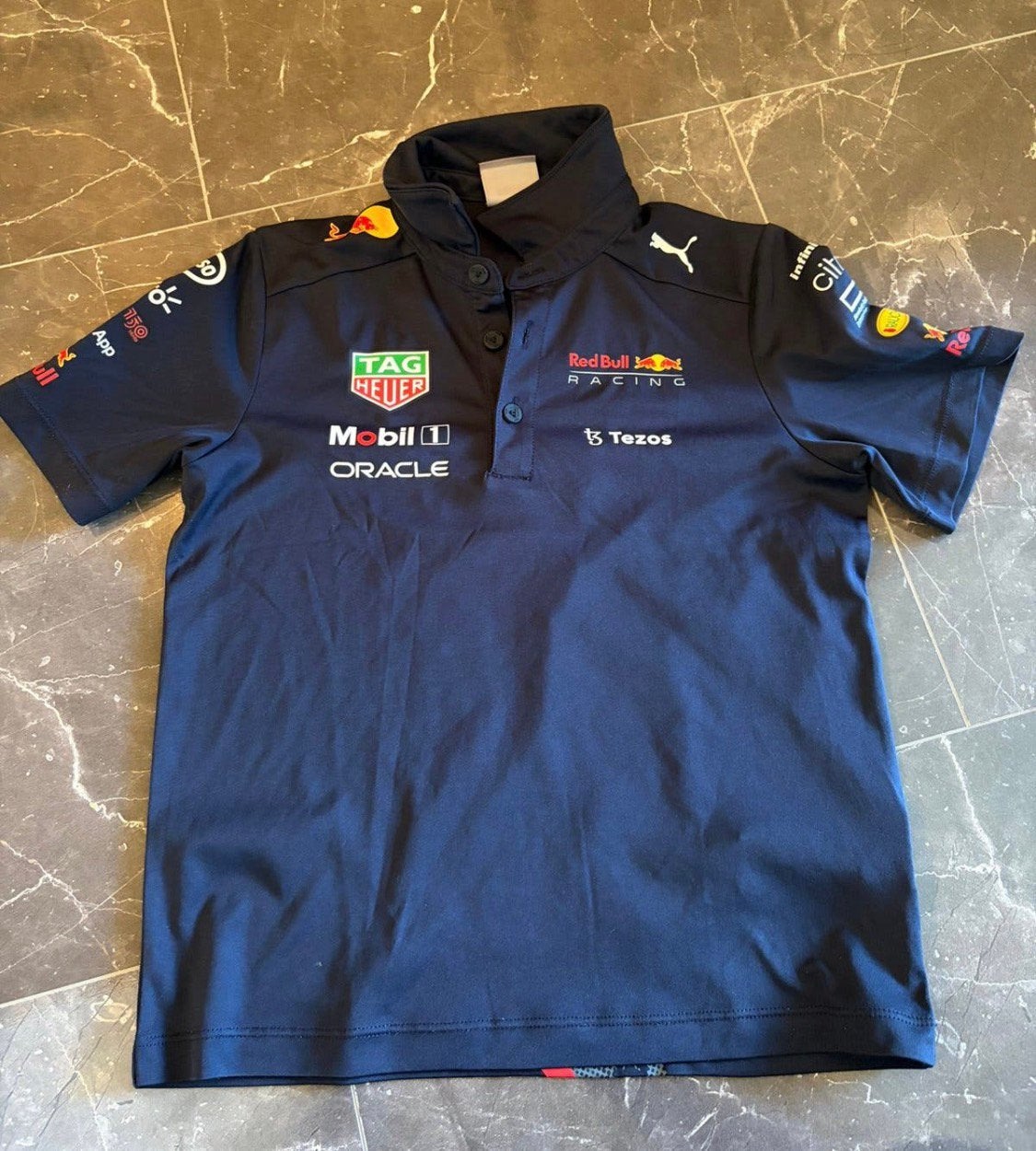 formule 1 red bull racing shirt, Kleding | Heren, Ophalen of Verzenden, Zo goed als nieuw, Blauw