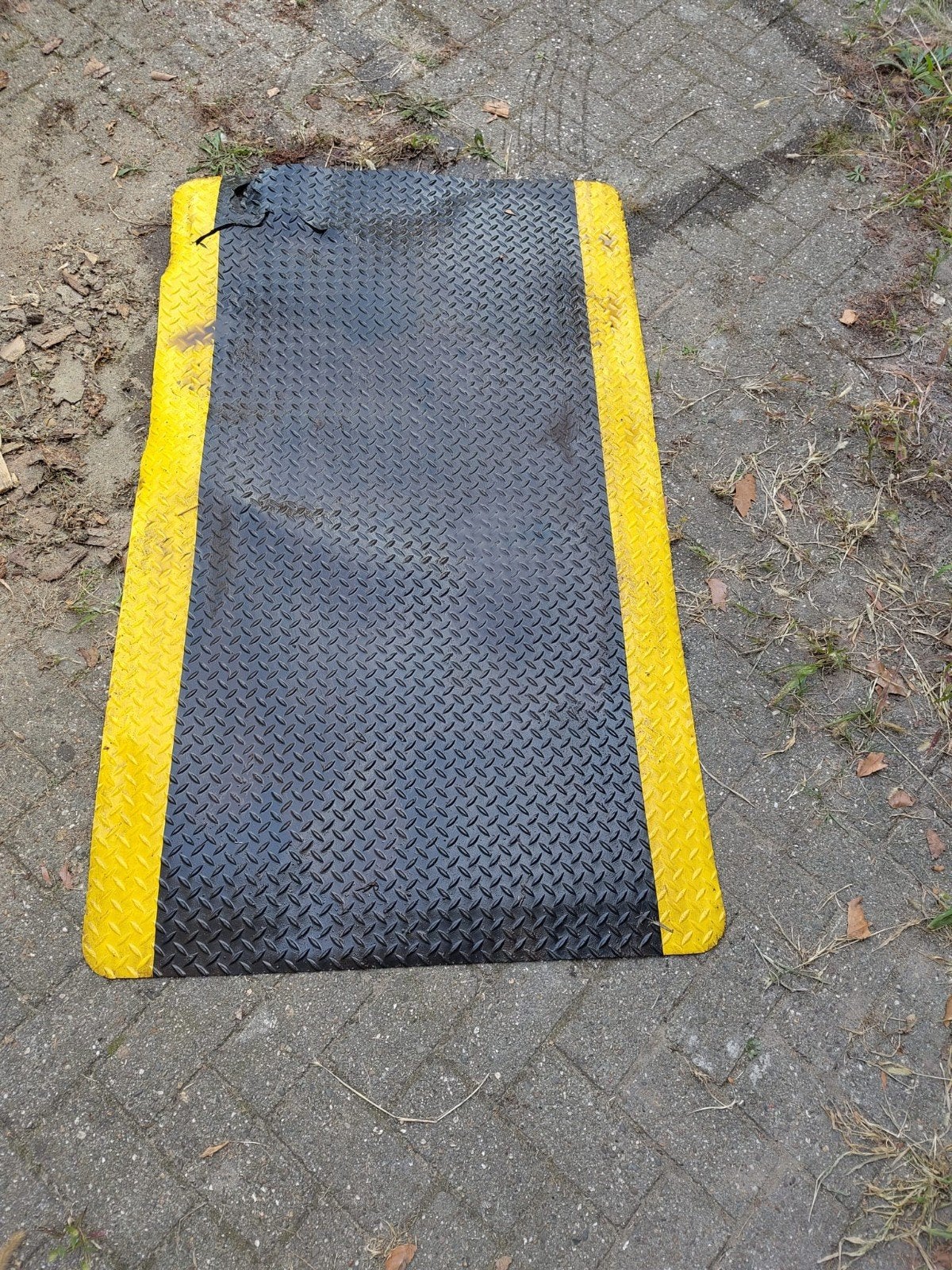 Rubberen opritmat anti vermoeidheidsmat drempelhulp 90 x 150, Ophalen of Verzenden