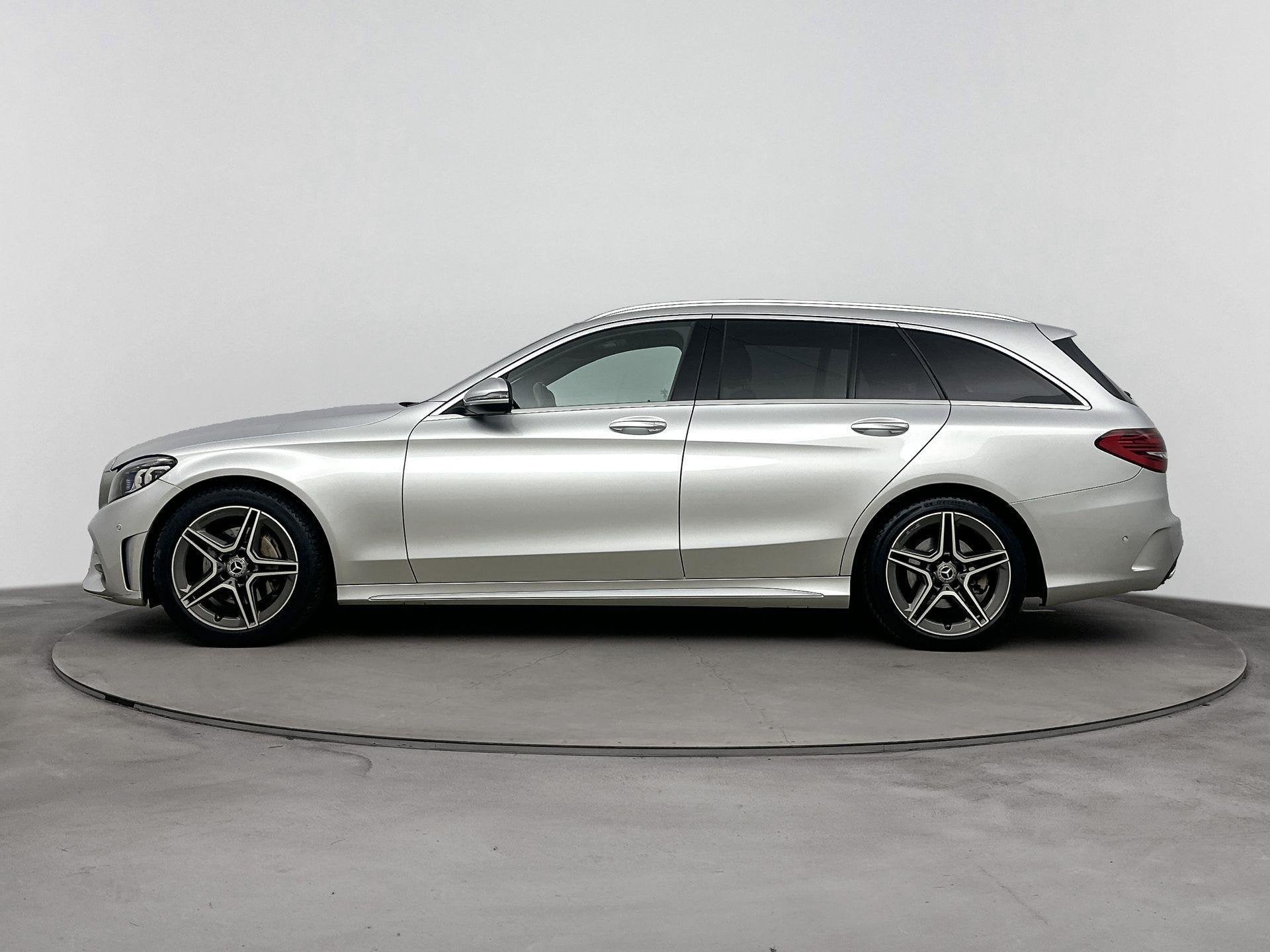 Mercedes-Benz C-klasse Estate 160 Business Solution AMG Plus, Auto's, 12 maanden, Euro 6, 4 cilinders, Leder en Stof