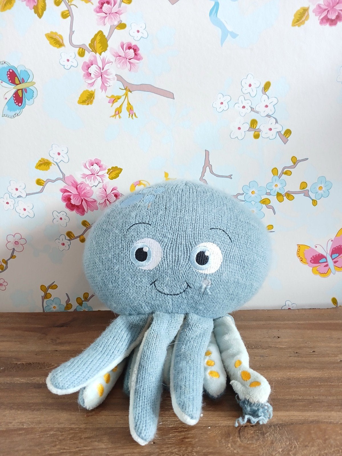 Nieuwe blauwe knuffel kwal, rookvrij huis, uitstekende staat, Ophalen of Verzenden, Nieuw, Overige typen