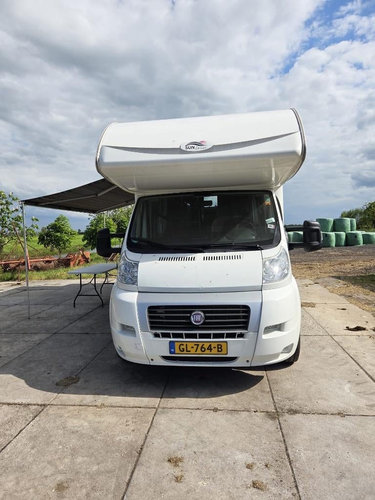 Ruime camper, Fiat Ducato Alkoof, 2013, Caravans en Kamperen, Campers, Particulier, tot en met 6, Alkoof, Fiat, Fiat, 6 tot 7 meter