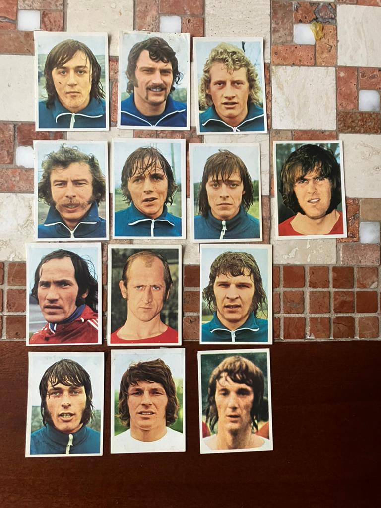 Az’67 panini vanderhout 1973-1974, Ophalen of Verzenden, Gebruikt, AZ, Poster, Plaatje of Sticker