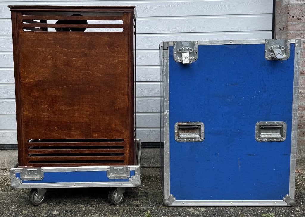 Leslie 147 Tube Amp / Rotary Speaker gereviseerd+ Flightcase, Muziek en Instrumenten, Ophalen, Gebruikt, Minder dan 500 watt, Keyboardversterker