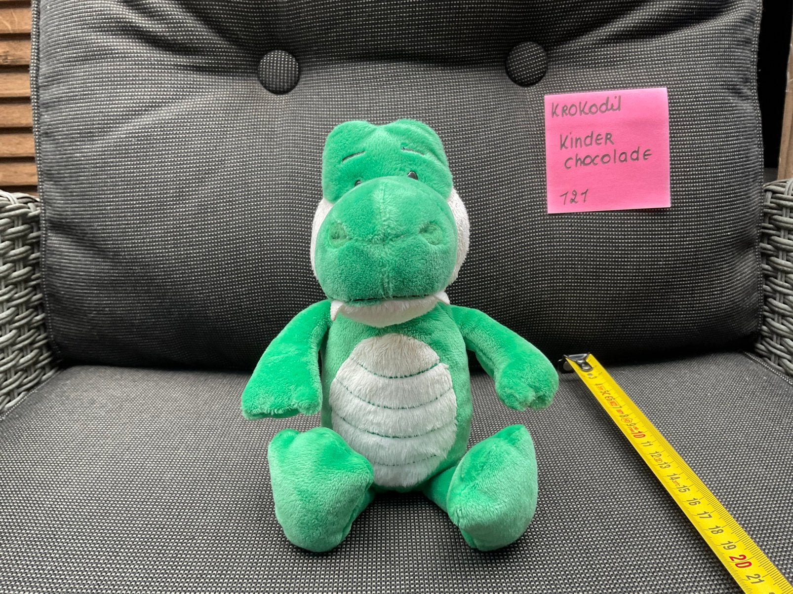 Nieuwe Kinder Chocolade krokodil knuffel ca 25cm, Ophalen, Nieuw, Overige typen