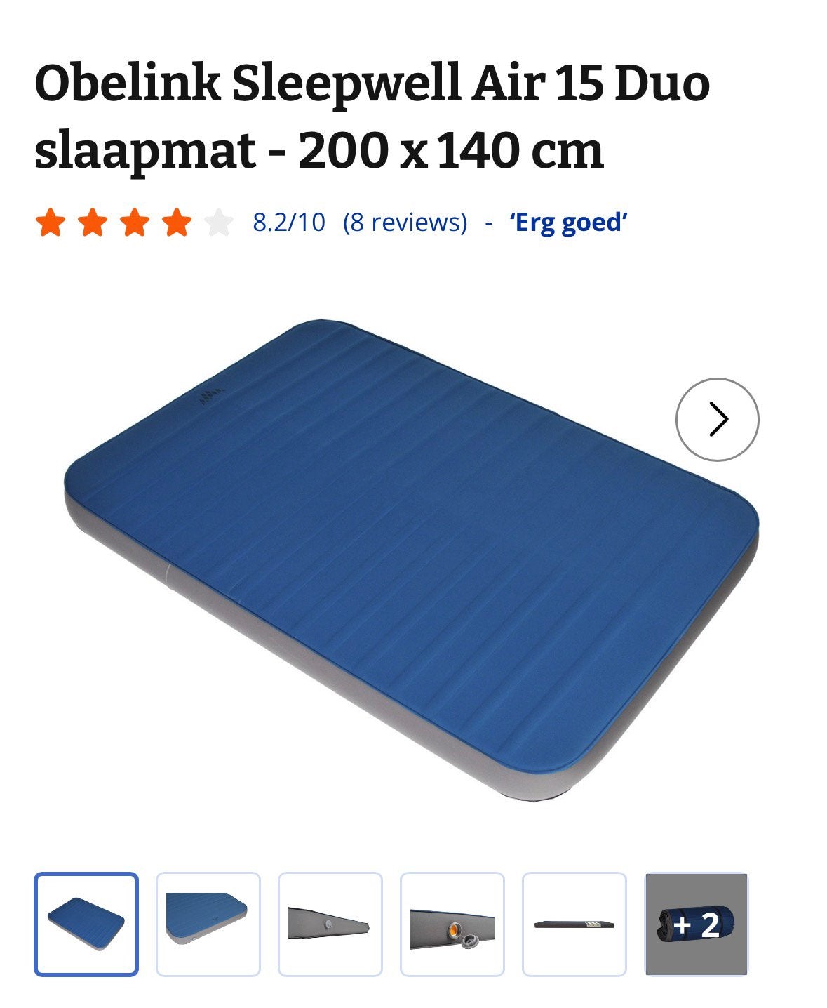Gezocht! Obelink sleepwell matras 140x200, Ophalen of Verzenden, Zo goed als nieuw