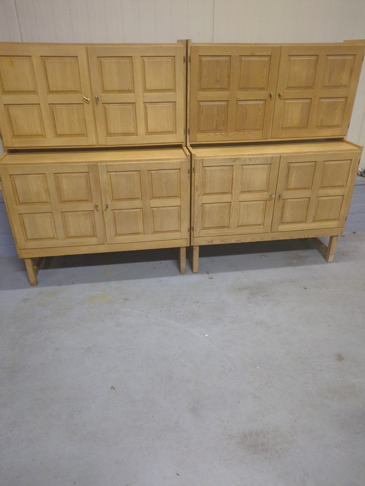 4 vintage kasten Rastad en Relling voor Mysen Mobelindustri, Ophalen, Gebruikt, Minder dan 50 cm