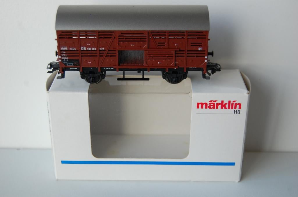 Marklin 48881 Veewagon met figuren in OVP, Wisselstroom, Ophalen of Verzenden, Märklin, Nieuw