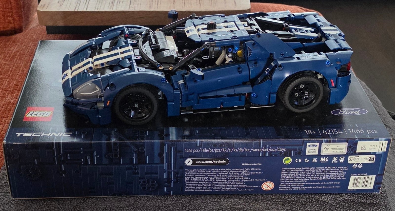 Lego Technic 42154 Ford GT, Ophalen, Lego, Zo goed als nieuw, Complete set