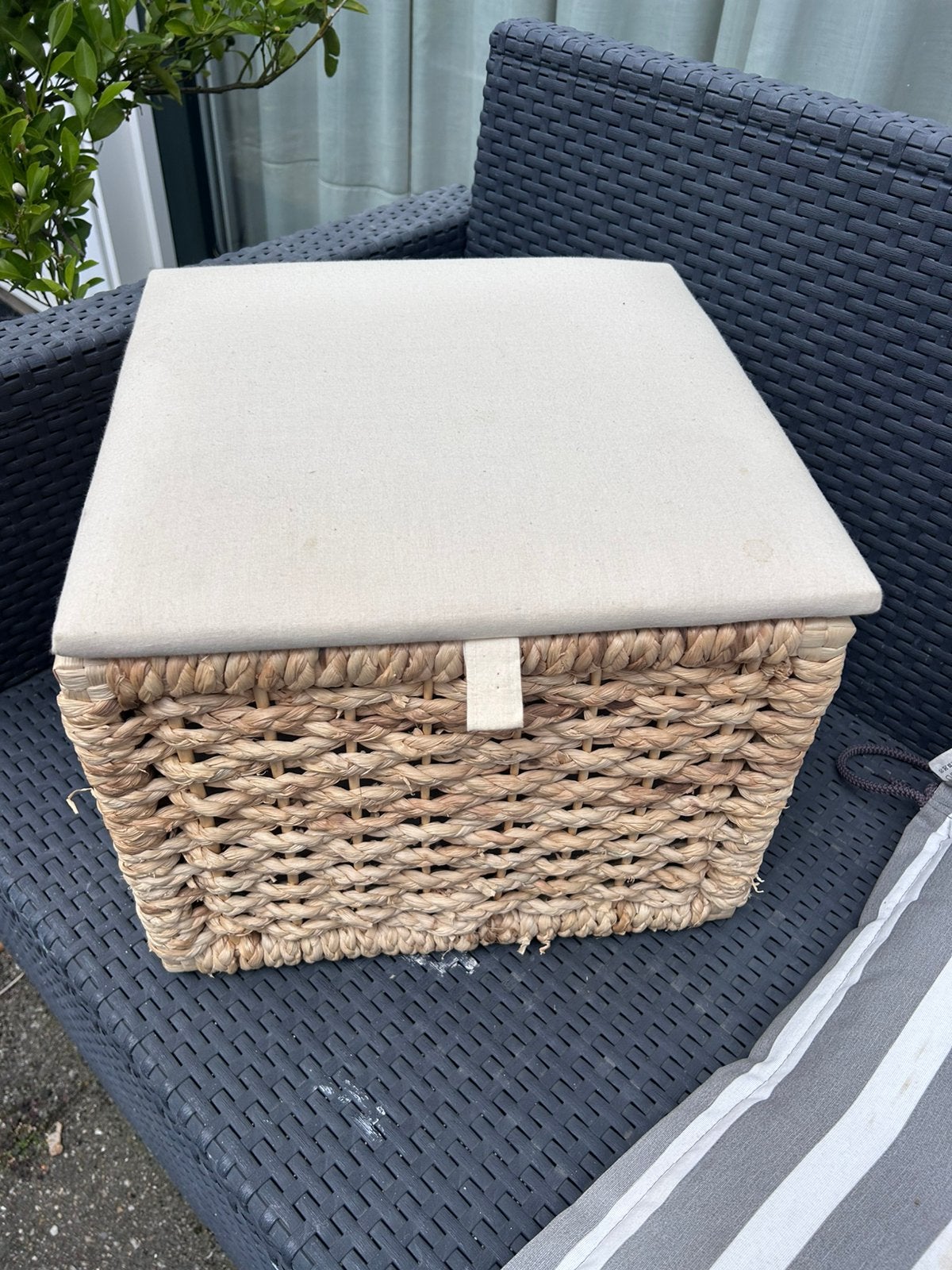 Rieten mand, Ophalen, 50 tot 100 cm, Minder dan 50 cm