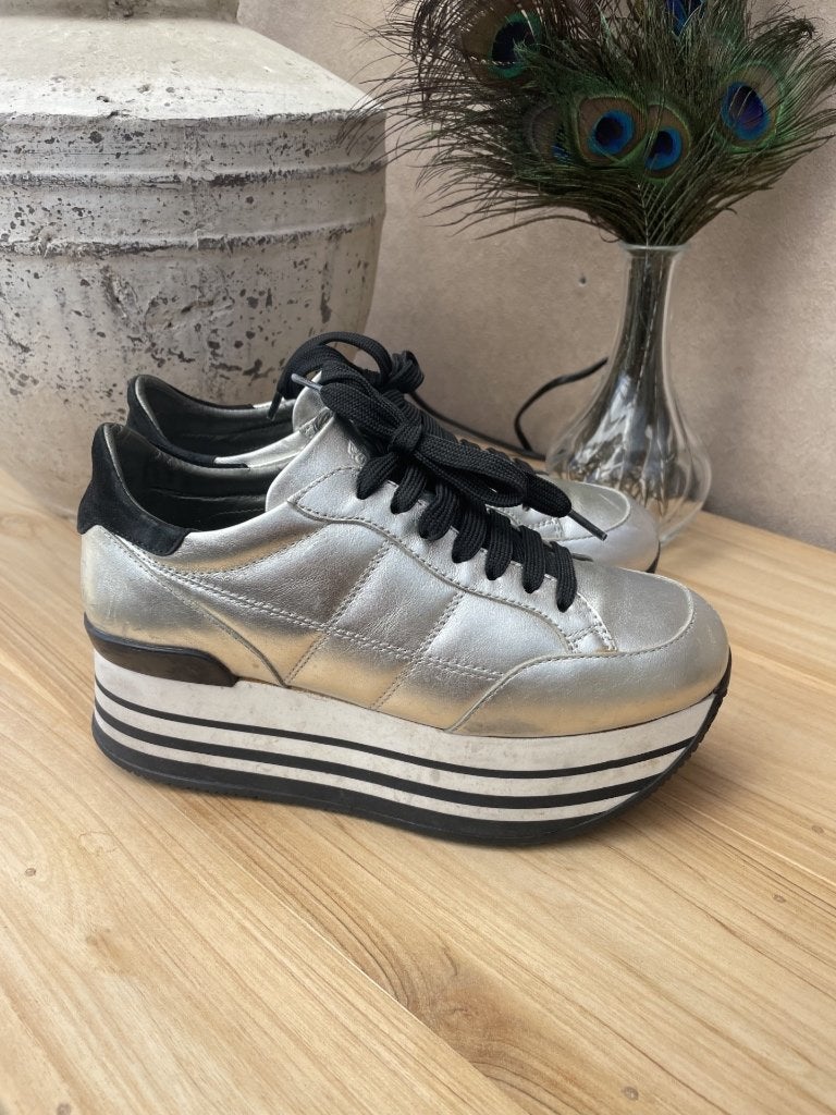 Hogan Sneakers Metallic 35/36, Overige kleuren, Verzenden, Sneakers of Gympen, Hogan
