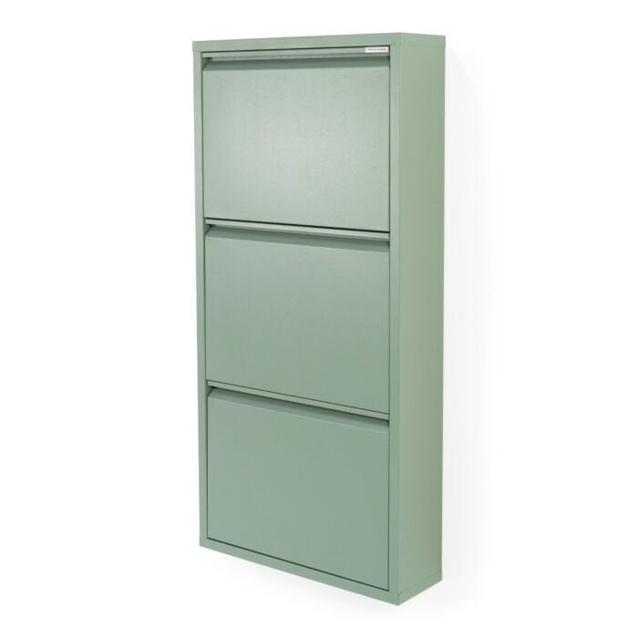 Spinder Design Billy 3 Schoenenkast DustyGreen Nieuw in doos, Huis en Inrichting, Ophalen of Verzenden, Zo goed als nieuw, 3 of 4 laden