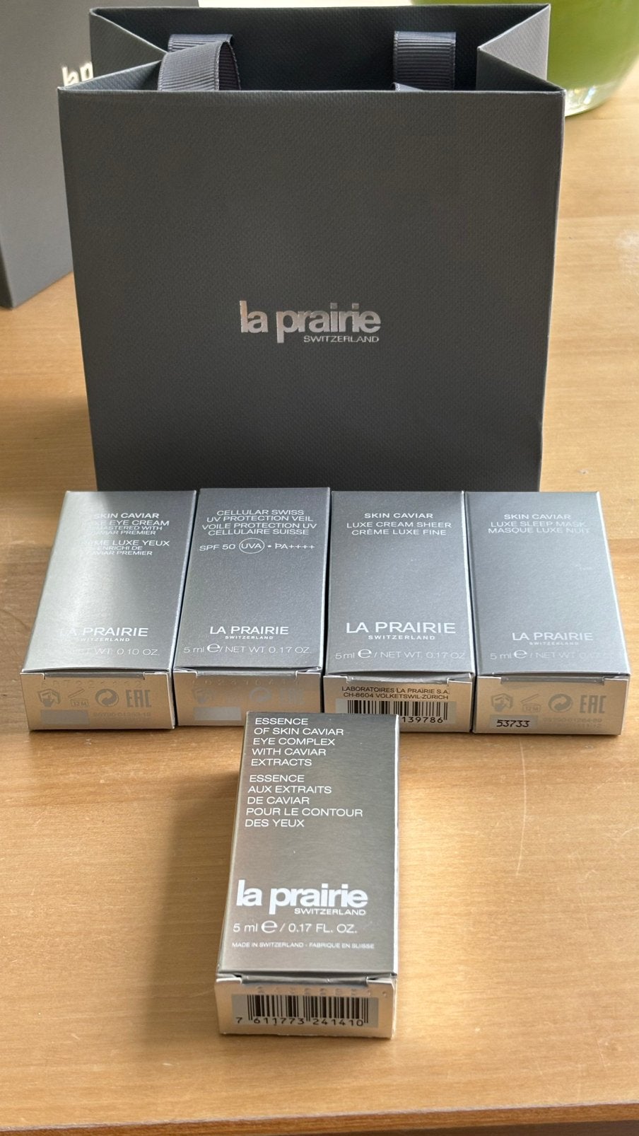 La Prairie Skin Caviar set van 5 producten Nieuw, Verzenden, Nieuw