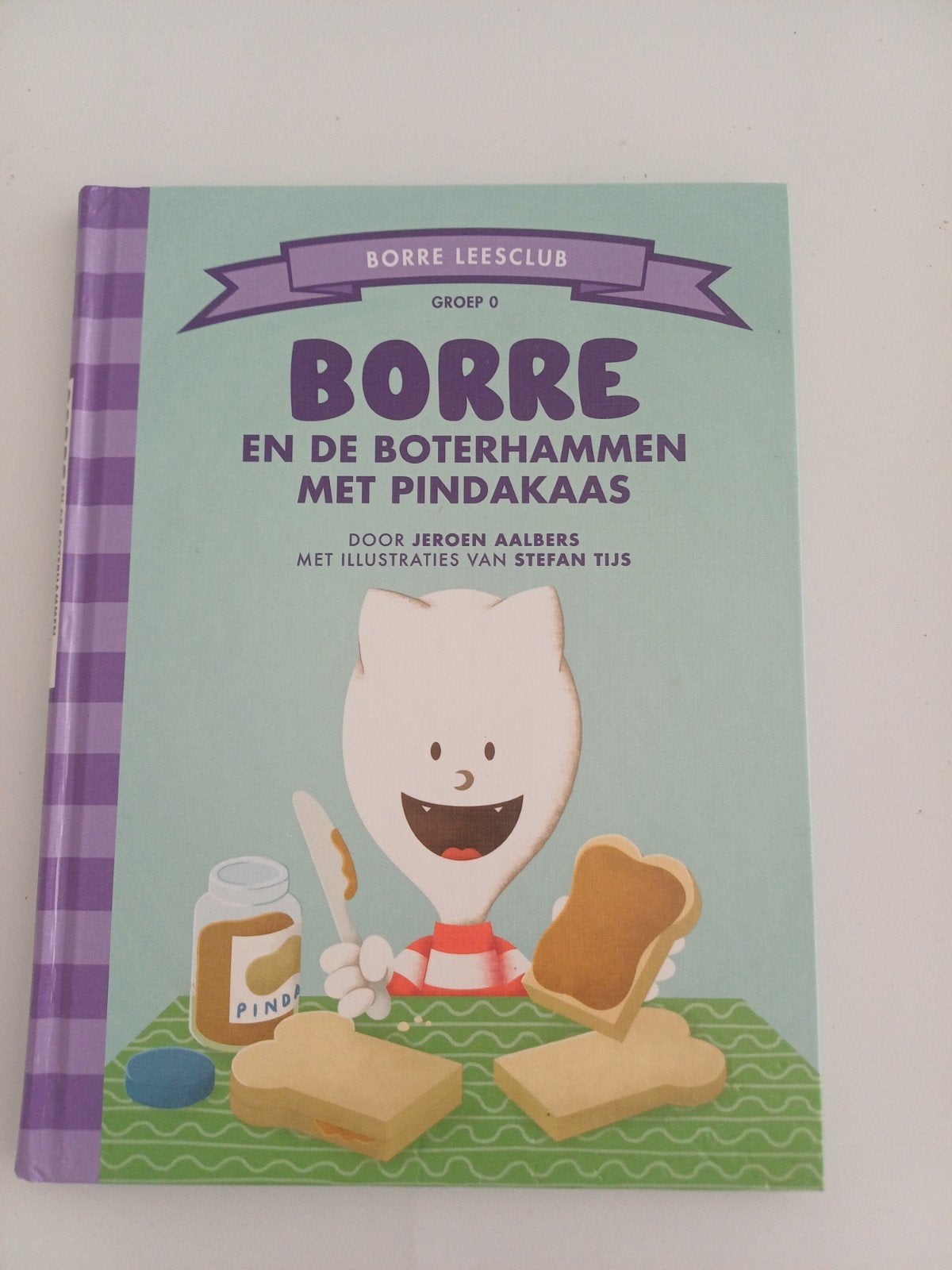 Borre en de boterhammen met pindakaas., Boeken, Gelezen, Fictie algemeen, Jongen of Meisje, Ophalen of Verzenden