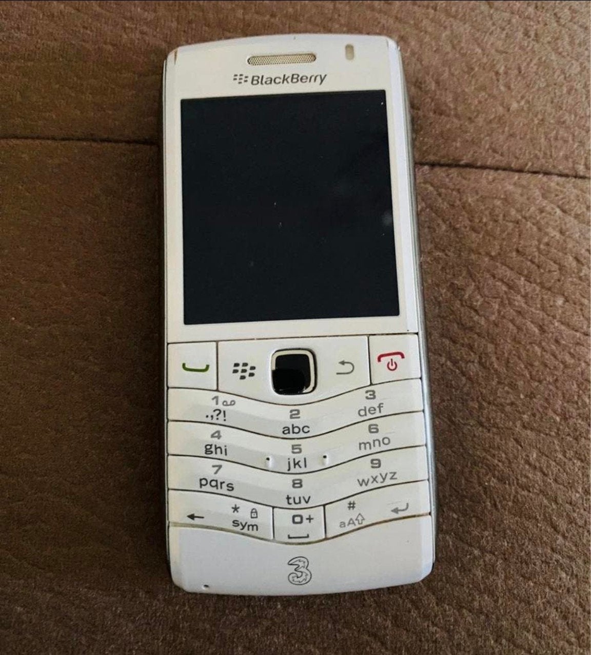 Nette blackberry pearl 9105 Whit edition met fysiek toetsenb, Ophalen of Verzenden