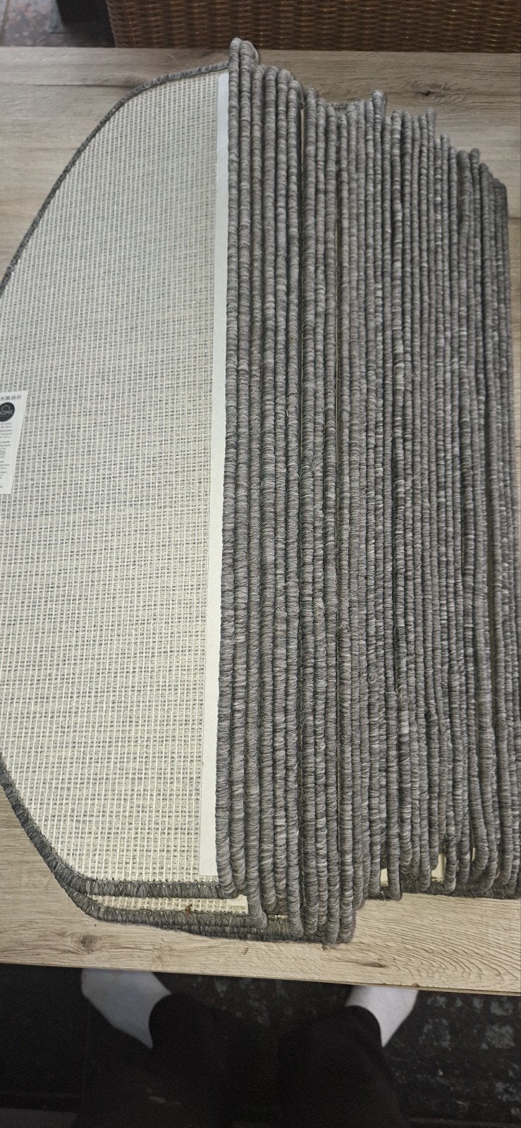 Nieuwe Home Creation Trapmatten - Grijs (28x65 cm), Ophalen, Nieuw, Grijs, Rechthoekig
