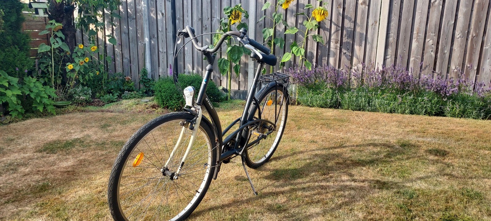 Btwin Elops 300 Damesfiets - Comfortabel en Stijlvol, Fietsen en Brommers, Gebruikt, Velgrem, Versnellingen, 50 tot 53 cm