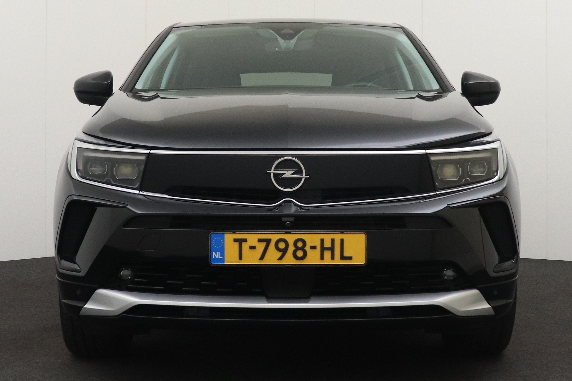 Opel Grandland 1.6 Turbo PHEV Level 3 Half-Leder Afn.Trekhaa, Auto's, Dealer onderhouden, 4 cilinders, Leder en Stof, Zwart