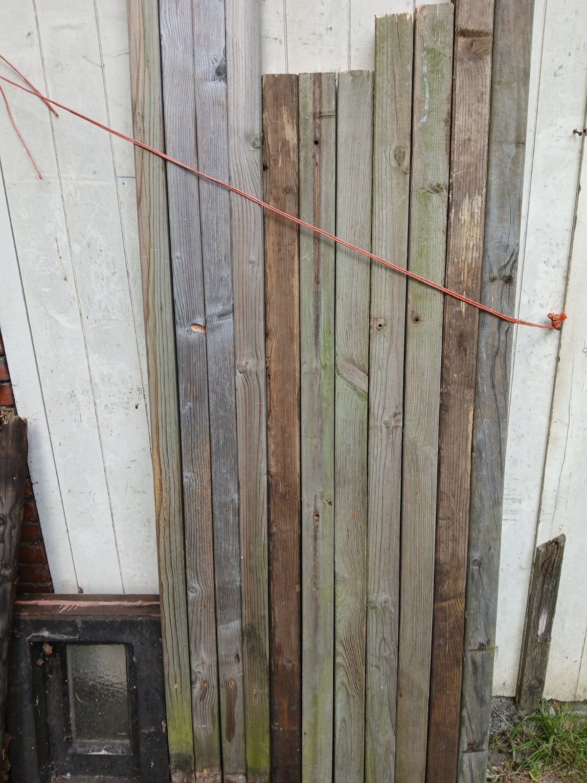 Schuttingpalen., Ophalen, Gebruikt, 180 tot 250 cm, Palen
