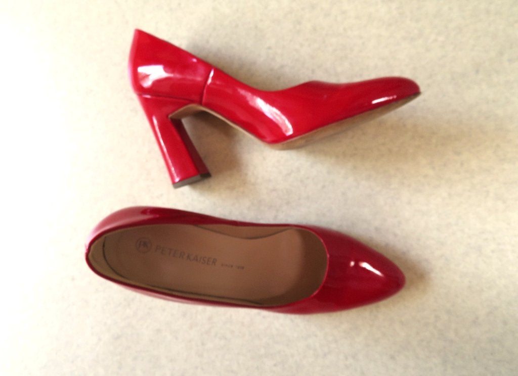 PETER KAISER schoenen pumps rood lak leer maat 6,5 40, Peter Kaiser, Pumps, Ophalen of Verzenden, Zo goed als nieuw
