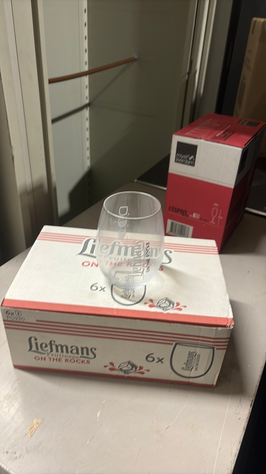Liefmans bier glazen On the rocks, Nieuw, Ophalen of Verzenden, Overige typen, Liefmans