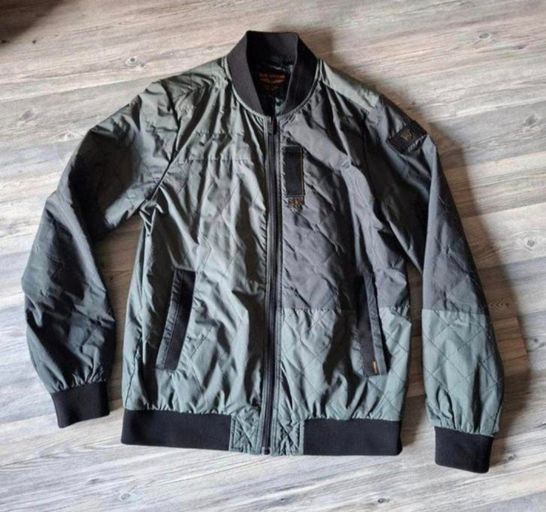 PME Legend Predator bomberjas - Groen - Maat M, Kleding | Heren, Jassen | Zomer, Maat 48/50 (M), Ophalen of Verzenden, PME Legend