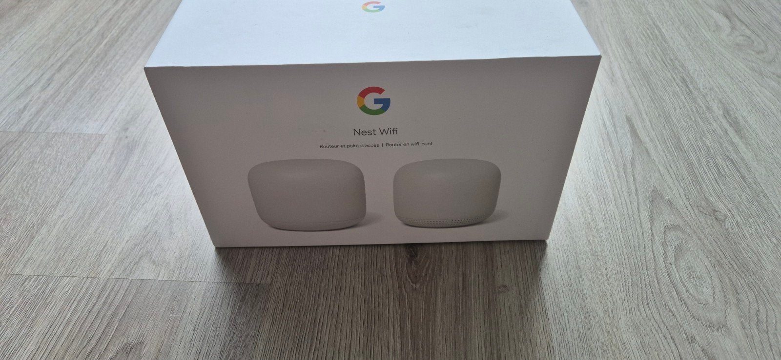 Google Nest Wifi Router en Point - Mesh Wifi Systeem, Ophalen of Verzenden, Zo goed als nieuw, Router, Google