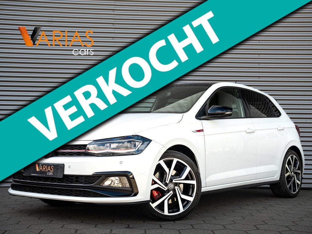 Volkswagen Polo 2.0 TSI GTI Virtual Beats Zwartdak Navi Crui, Auto's, Automatische klimaatregeling, Stof, Gebruikt, Zwart