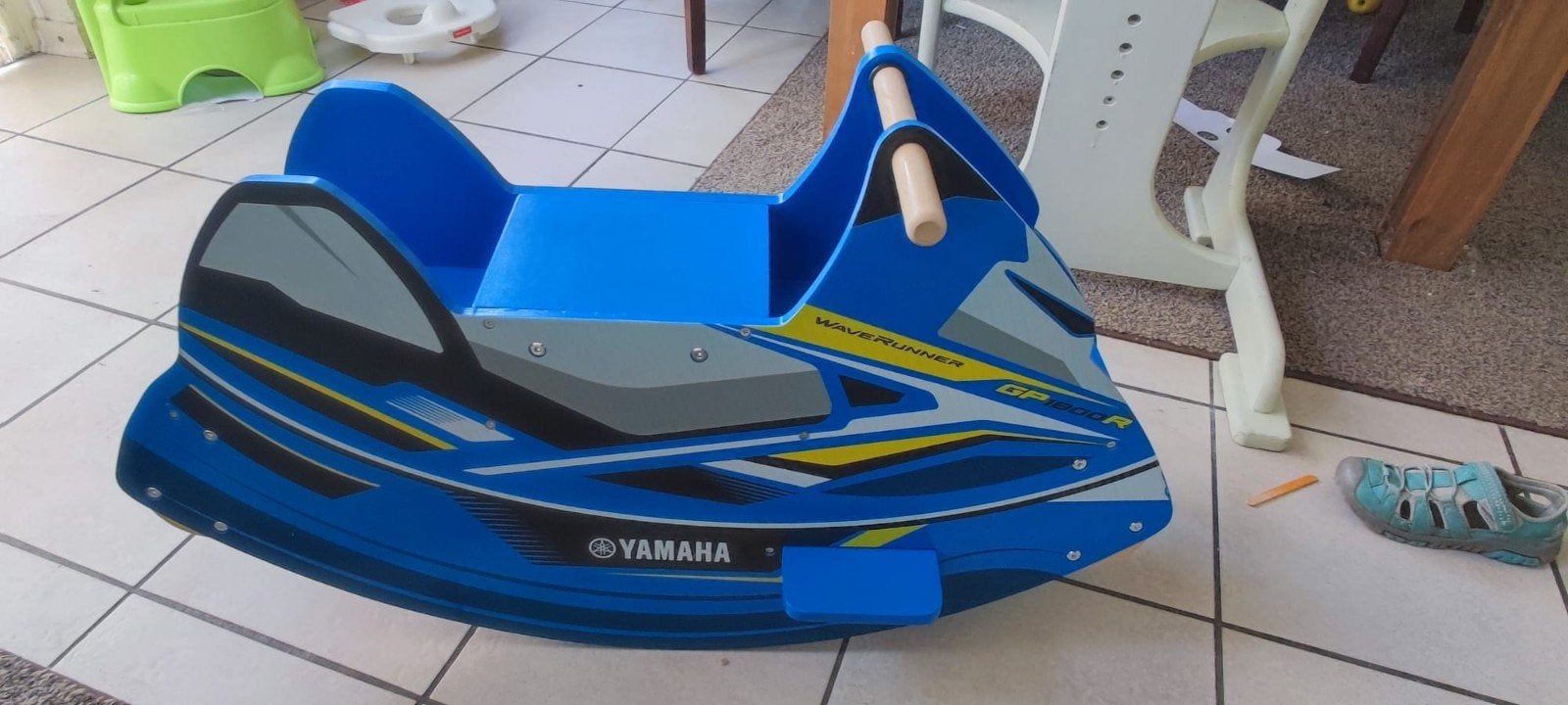 Houten wip in goede staat - Yamaha WaveRunner design, Ophalen of Verzenden, Zo goed als nieuw