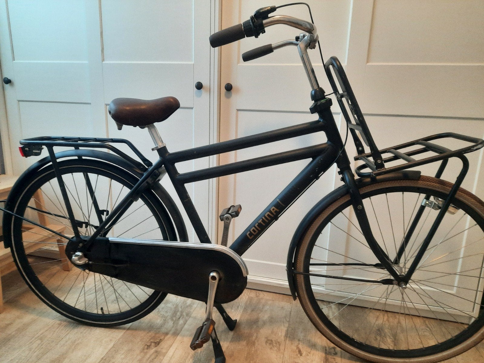 cortina U4 herenfiets,transportfiets met 3 versnellingen, Fietsen en Brommers, Fietsen | Heren | Herenfietsen, Terugtraprem, Gebruikt