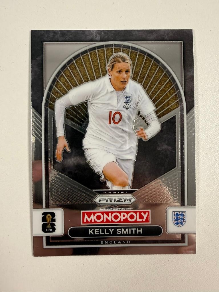 97 Kelly Smith Prizm Monopoly World Cup 2026, Ophalen of Verzenden, Nieuw, Buitenlandse clubs, Poster, Plaatje of Sticker